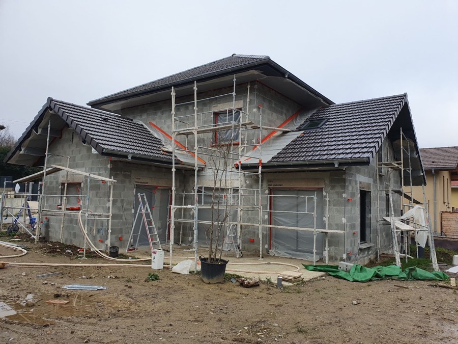 Façade avant ravalement,Annemasse | ADA Façades