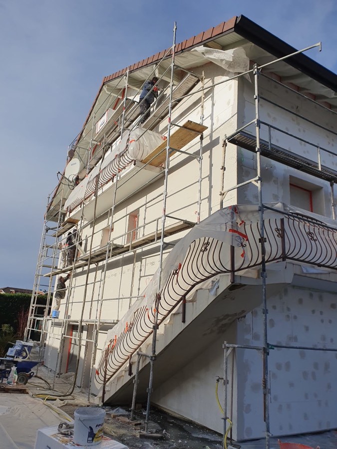 Façade avant ravalement,Thonon-les-Bains | ADA Façades